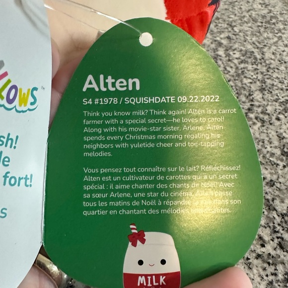 NWT 4” Alton Christmas Squishmallow - Picture 3 of 3